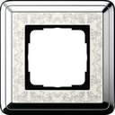 Gira ClassiX Art 0211683 Рамка 1-постовая (хром/кремовый)