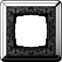 Gira ClassiX Art 0211682 Рамка 1-постовая (хром/черный)