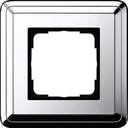 Gira ClassiX 0211641 Рамка 1-постовая (хром)