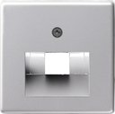 Gira E22 0270203 Крышка розетки компьютерной (RJ45/RJ11, алюминий)
