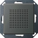 Gira E22 228220 Динамик радиоприемника (RDS, под рамку, скрытая установка, нержавеющая сталь)