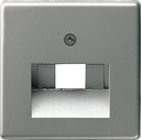 Gira E22 027020 Крышка розетки компьютерной (RJ45/RJ11, нержавеющая сталь)