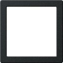 Gira E22 264820 Монтажная рамка (черный матовый)