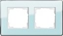 Gira Esprit Glass C 0212518 Рамка 2-постовая (салатовое стекло)