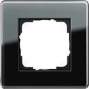 Gira Esprit Glass C 0211505 Рамка 1-постовая (черное стекло)