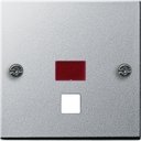 Gira System55 063826 Накладка выключателя со шнуром (окошко, алюминий)