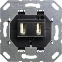 Gira ClassiX/ClassiX 235900 Розетка USB (2 шт, механизм, с/у)