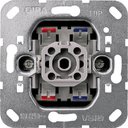 Gira System55 010200 Выключатель одноклавишный двухполюсный (10 А, с возм. подсветки, механизм, скрытая установка)