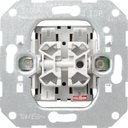Gira System55 010500 Выключатель двухклавишный (10 А, механизм, скрытая установка)