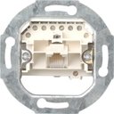 Gira System55 017900 Розетка наклонная (RJ11/RJ45, cat.3, механизм, скрытая установка)