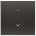 ABB Sky Niessen 2CLA852623A1501 Клавиша одиночная для жалюзи (с подсветкой, черный бархат)