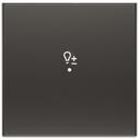 ABB Sky Niessen 2CLA852625A1501 Клавиша одиночная (с подсветкой, черный бархат)