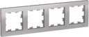 Schneider Electric AtlasDesign ATN000304 Рамка 4-постовая (алюминий)