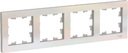 Schneider Electric AtlasDesign ATN000404 Рамка 4-постовая (жемчуг)