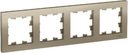 Schneider Electric AtlasDesign ATN000504 Рамка 4-постовая (шампань)