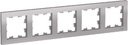 Schneider Electric AtlasDesign ATN000305 Рамка 5-постовая (алюминий)