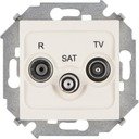 Simon Simon 15 1591466-031 Розетка телевизионная (R+TV+SAT, под рамку, скрытая установка, слоновая кость)