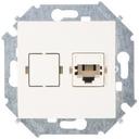 Simon Simon 15 1591480-031 Розетка телефонная (RJ11, под рамку, скрытая установка, слоновая кость)