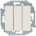 Simon Simon 15 1591391-031 Выключатель трехклавишный (10 А, под рамку, скрытая установка, слоновая кость)