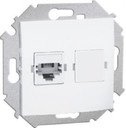 Simon Simon 15 1591563-030 Розетка компьютерная (RJ45, cat.6a, AMP, FTP, под рамку, скрытая установка, белая)