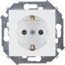 Simon Simon 15 1591443-030 Розетка одинарная (16 А, з/к, шторки, под рамку, скрытая установка, белая)