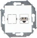 Simon Simon 15 1591480-030 Розетка телефонная (RJ11, под рамку, скрытая установка, белая)