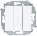 Simon Simon 15 1591391-030 Выключатель трехклавишный (10 А, под рамку, скрытая установка, белый)