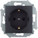 Simon Simon 15 1591444-038 Розетка одиночная (16 А, з/к, под рамку, скрытая установка, графит)