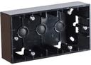 Simon Simon 15 1590752-032 Коробка монтажная 2 поста (накладная, черный глянец)