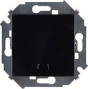 Simon Simon 15 1591104-032 Выключатель одноклавишный (16 А, подсветка, под рамку, скрытая установка, черный глянец)