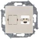 Simon Simon 15 1591480-034 Розетка телефонная (RJ11, под рамку, скрытая установка, шампань)
