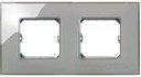 Simon 27 Neos 27772-34 Рамка 2-постовая (дымчатое стекло, глянцевая)