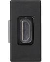 Simon Simon 27 2701094-038 Розетка HDMI (1 модуль, HDMI, тип А, под рамку, скрытая установка, графит)