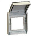 Simon 44 Aqua 4400092-035 Рамка 1 пост (крышка, серый)