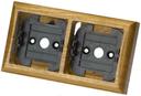 Simon 73 Loft Plump 73620-235 Рамка 2-постовая (тик)