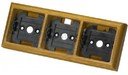 Simon 73 Loft Plump 73630-235 Рамка 3-постовая (тик)