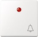 Simon 73 Loft 73015-30 Клавиша одиночная (подсветка, "звонок", белая)