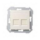 Simon Simon 82 82009-31 Крышка розетки информационной (2хRJ45, слоновая кость)