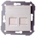 Simon Simon 82 82009-34 Крышка розетки информационной (2хRJ45, шампань)