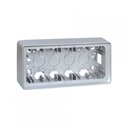 Simon 82 Detail 8200770-093 Коробка монтажная 3 поста (накладная, алюминий)