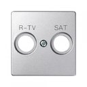 Simon 82 Detail 82097-93 Крышка розетки телевизионной (TV/R+SAT, алюминий)