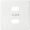 Simon 82 Detail 8201090-030 Крышка розетки USB (2хUSB, белая)