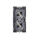 Simon 500 Cima 50002432-039 Розетка двойная (зажим+1Click, 16 А, з/к, индикатор, механизм, скрытая установка)