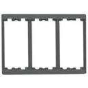 Simon Connect SM302-14 Рамка 3 модуля (графит)