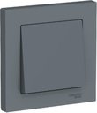 Schneider Electric AtlasDesign ATN000712 Выключатель одноклавишный (10 А, в сборе, скрытая установка, грифель)