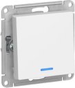 Schneider Electric AtlasDesign ATN000113 Выключатель одноклавишный (10 А, под рамку, подсветка, скрытая установка, белый)