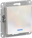 Schneider Electric AtlasDesign ATN000413 Выключатель одноклавишный (10 А, под рамку, подсветка, скрытая установка, жемчуг)