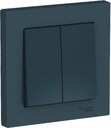 Schneider Electric AtlasDesign ATN000852 Выключатель двухклавишный (10 А, в сборе, скрытая установка, изумруд)