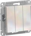 Schneider Electric AtlasDesign ATN000431 Выключатель трехклавишный (10 А, под рамку, скрытая установка, жемчуг)