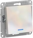 Schneider Electric AtlasDesign ATN000463 Переключатель одноклавишный (10 А, под рамку, подсветка, скрытая установка, жемчуг)